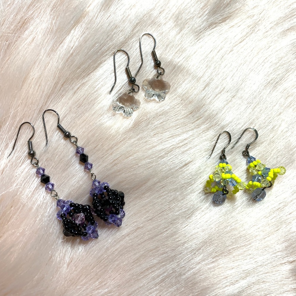 Handmade Swarovski Crystal Earrings